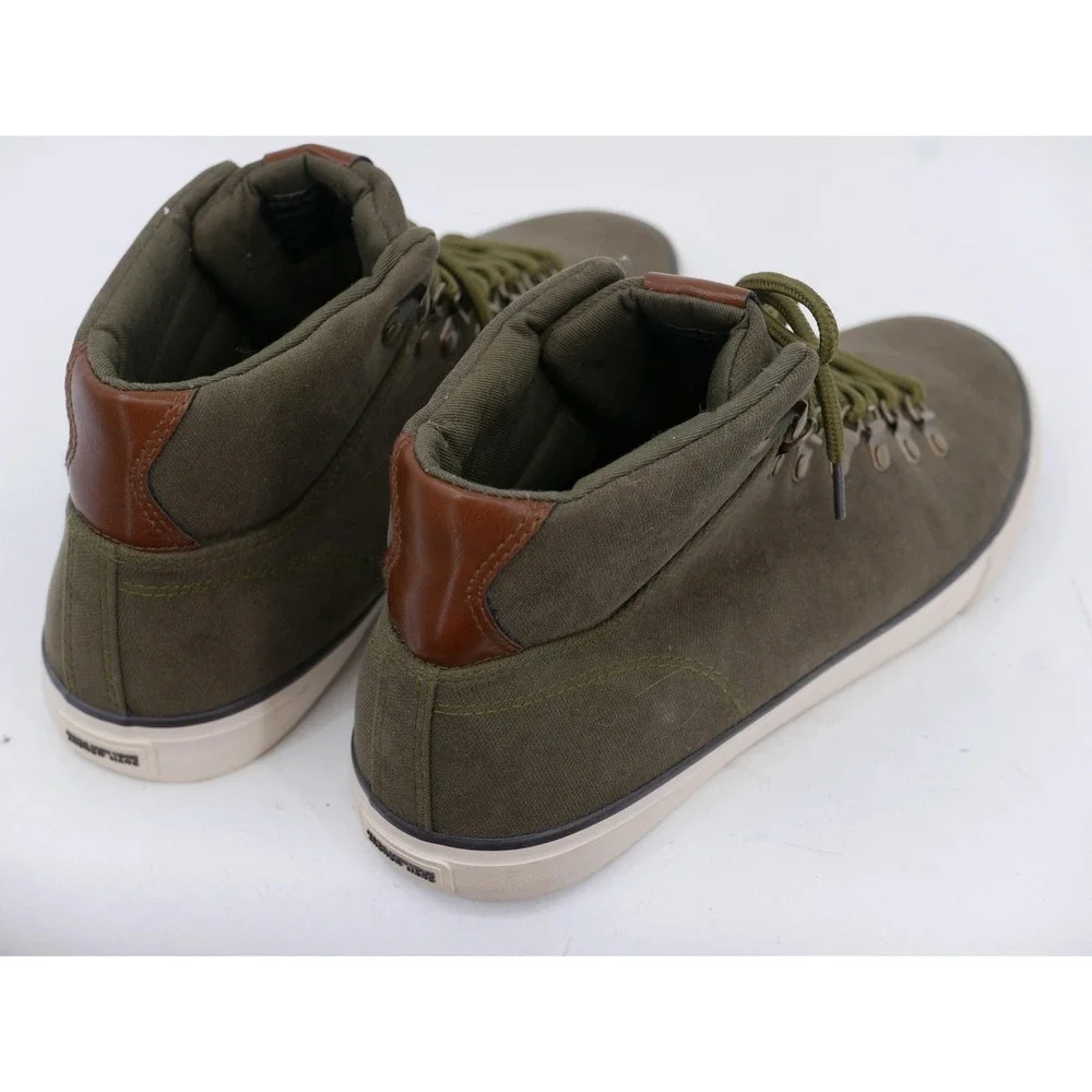 Marc New York Canvas High Top Shoes Olive Green Casual Sneakers Men's Size 12